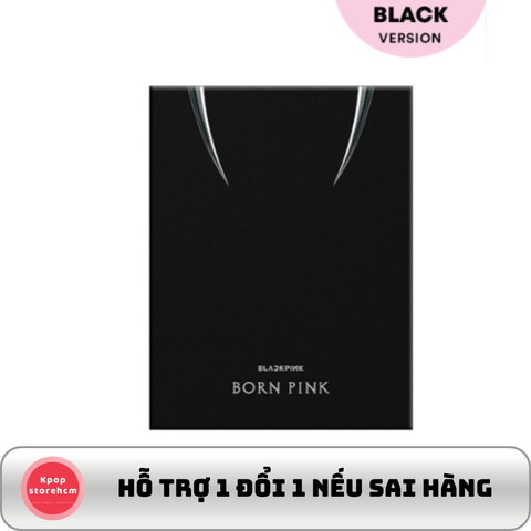 Album BORN PINK BLACKPINK VER BLACK GRAY PINK nguyên seal chính hãng