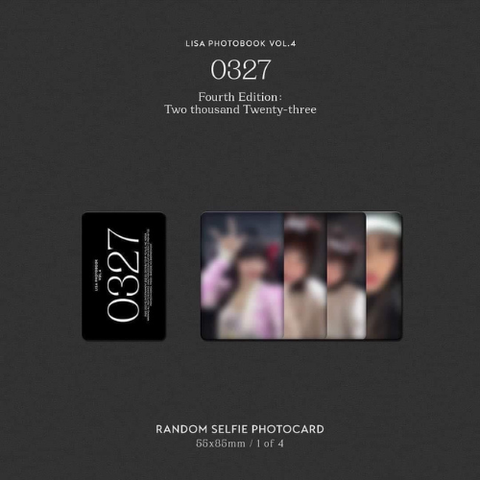 Blackpink Photobook LISA 0327 Sinh nhật VOL 4
