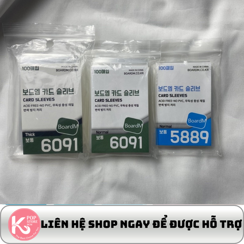 Sleeve BoardM bọc thẻ ảnh thần tượng Kpop bọc đựng photocard ảnh thẻ Kpop