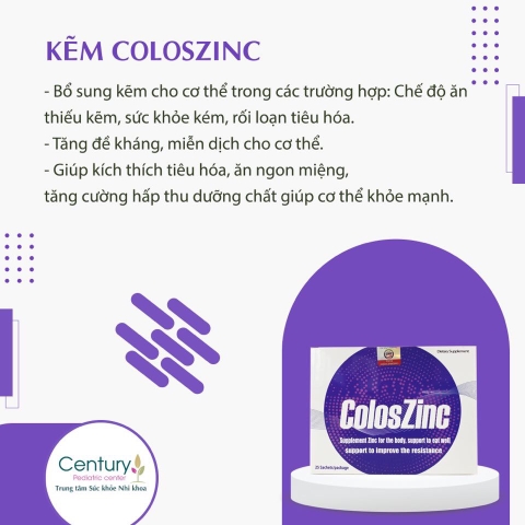 BỔ SUNG KẼM CHO CON AN TOÀN VÀ HIỆU QUẢ.