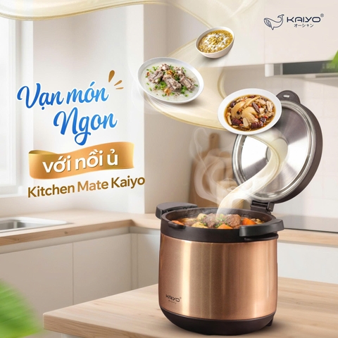 CÙNG NỒI Ủ KAIYO CHẾ BIẾN "VẠN MÓN NGON": GIẢI PHÁP BẾP MÁT, CƠM NGON TRỌN VỊ CHO MÙA HÈ