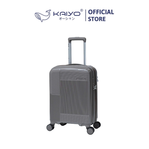 Vali cần kéo khoá số TSA Kaiyo 20inch, màu nâu [mã KCT-9606]
