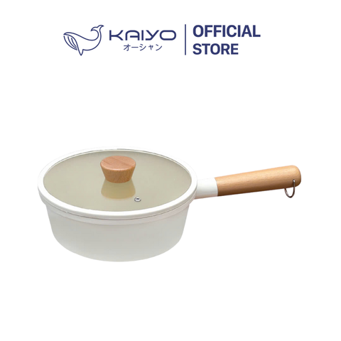 Chảo nhôm đúc nguyên khối, thành cao Elegant Kaiyo, size 22cm