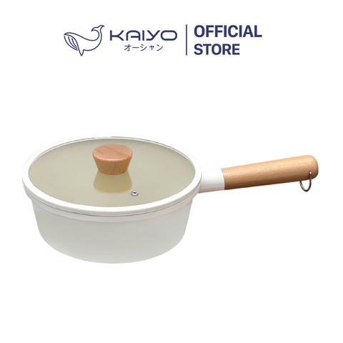 Chảo nhôm đúc nguyên khối, thành cao Elegant Kaiyo, size 26cm