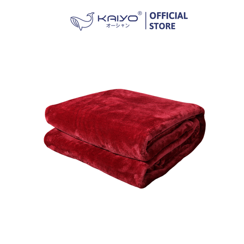 Chăn băng lông tuyết Kaiyo 2m x 2m3, màu đỏ đun [mã KDB-9637]
