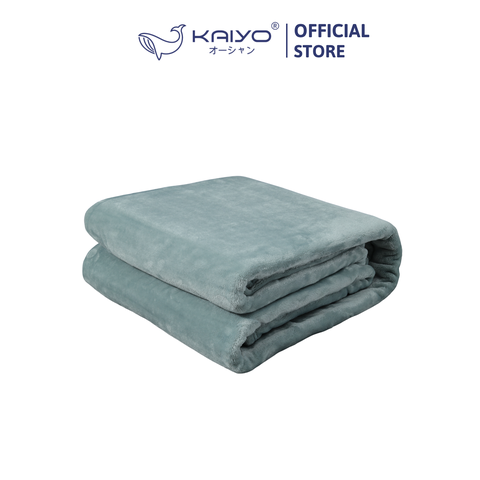 Chăn băng lông tuyết Kaiyo 2m x 2m3, màu xanh mint [mã KDB-9651]