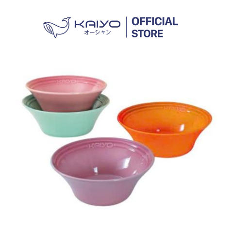 Bộ 2 bát tô rainbow Kaiyo, size 20-22cm, màu cam-tím