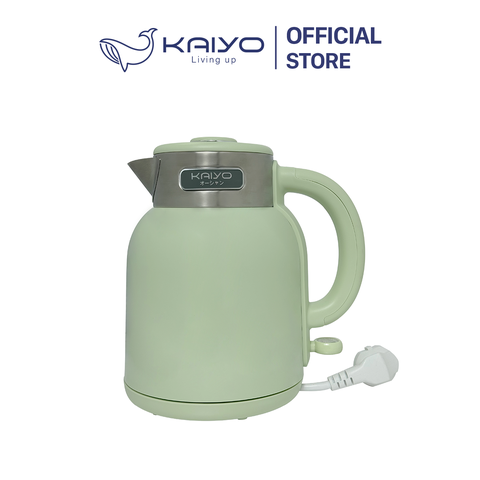 Ấm siêu tốc 2 lớp Cool touch Kaiyo 1.5L (Xanh Mint)