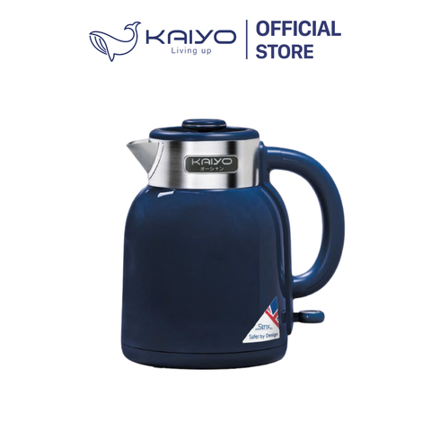 Ấm siêu tốc 2 lớp Cool touch Kaiyo 1.5L (Xanh Navy)