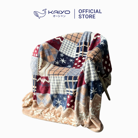 Chăn băng lông tuyết Kaiyo, màu thổ cẩm