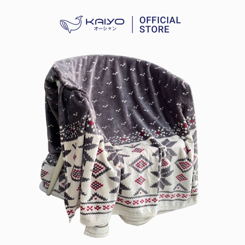 Chăn băng lông tuyết Kaiyo, màu nâu