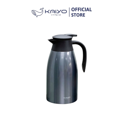 Phích giữ nhiệt 2 Lớp Inox Kaiyo, Màu xanh đá, Dung tích 2L