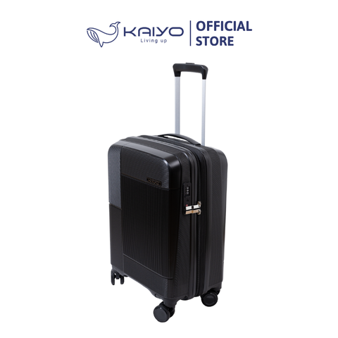 Vali cần kéo khoá số TSA Kaiyo 20inch, màu đen [mã KCT-9392]