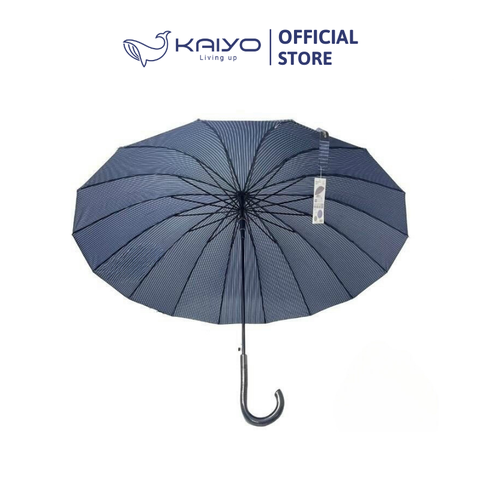 Ô tự động cán dài 16 nan Kaiyo, kẻ xanh navy [mã KCU-9118]
