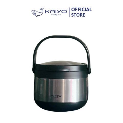 Nồi ủ chân không Kaiyo màu Inox, dung tích 3,0 lít