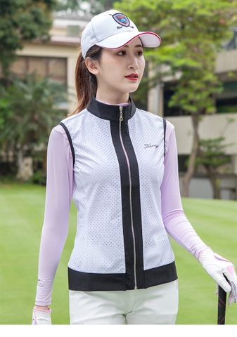 Áo gile  golf nữ TYGJ - T130 cao cấp