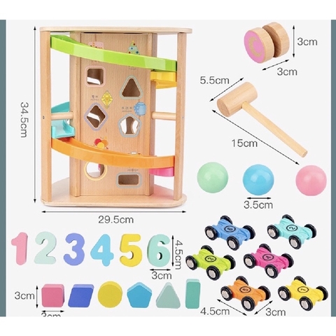 Đồ chơi xe trượt ô tô kết hợp đập bóng 5in1 𝐁𝐈𝐊𝐎 𝐒𝐇𝐎𝐏