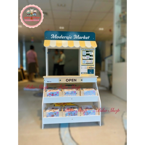 Đồ chơi quầy bán hàng màu trắng 100cm Kienvy - 𝐁𝐈𝐊𝐎 𝐒𝐇𝐎𝐏