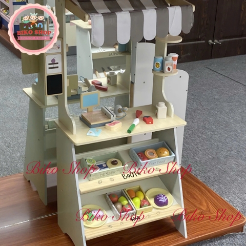 Đồ chơi Quầy bán hàng, Quầy siêu thị bằng gỗ cao 95.5cm - 𝗕𝗜𝗞𝗢 𝗦𝗛𝗢𝗣