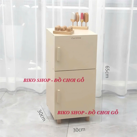 Đồ chơi bếp, tủ lạnh, máy giặt, lò nướng Cucinino bằng gỗ cho bé