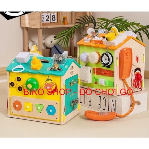 Đồ chơi nhà bận rộn bằng gỗ 31cm  𝐁𝐈𝐊𝐎 𝐒𝐇𝐎𝐏