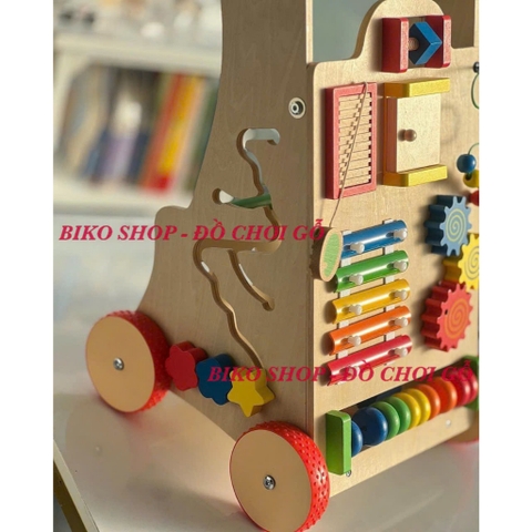 Đồ chơi xe đẩy tập đi đa năng bằng gỗ cho bé - 𝐁𝐈𝐊𝐎 𝐒𝐇𝐎𝐏
