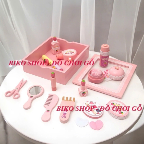 Đồ chơi phụ kiện trang điểm bằng gỗ cho bé - 𝐁𝐈𝐊𝐎 𝐒𝐇𝐎𝐏