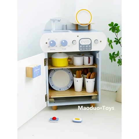 Đồ chơi máy rửa bát bằng gỗ cho bé - 𝐁𝐈𝐊𝐎 𝐒𝐇𝐎𝐏