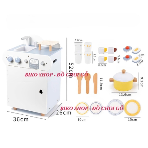 Đồ chơi máy rửa bát bằng gỗ cho bé - 𝐁𝐈𝐊𝐎 𝐒𝐇𝐎𝐏