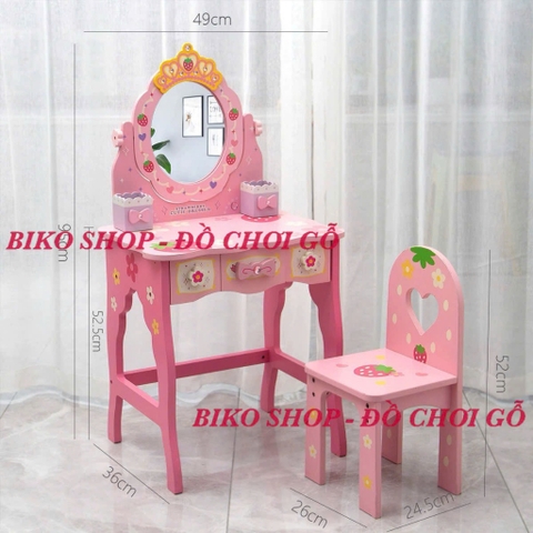 Đồ chơi bàn trang điểm đâu tây cỡ lớn 94cm cho bé - 𝐁𝐈𝐊𝐎 𝐒𝐇𝐎𝐏