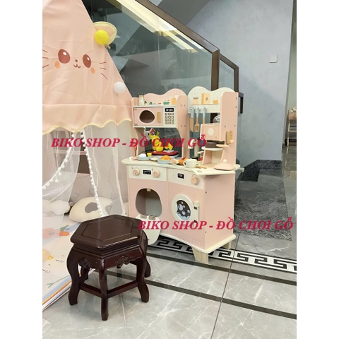 Đồ chơi nhà bếp màu hồng có máy cà phê 86cm - 𝐁𝐈𝐊𝐎 𝐒𝐇𝐎𝐏