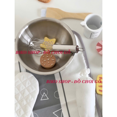 Đồ chơi làm bánh quy NUNUKIDS gỗ - 𝗕𝗜𝗞𝗢 𝗦𝗛𝗢𝗣