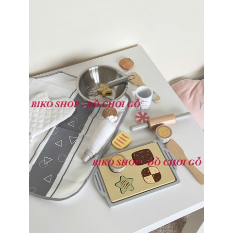 Đồ chơi làm bánh quy NUNUKIDS gỗ - 𝗕𝗜𝗞𝗢 𝗦𝗛𝗢𝗣