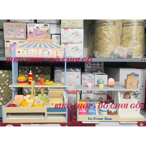 Đồ chơi quầy kem 2 mặt 2 One Elephant bằng gỗ - 𝐁𝐈𝐊𝐎 𝐒𝐇𝐎𝐏