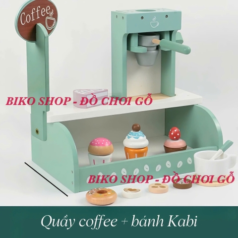 Đồ chơi Quầy kem, tháp bánh, sinh tố, làm bánh xanh Mini Kabi - 𝐁𝐈𝐊𝐎 𝐒𝐇𝐎𝐏