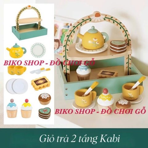 Đồ chơi Quầy kem, tháp bánh, sinh tố, làm bánh xanh Mini Kabi - 𝐁𝐈𝐊𝐎 𝐒𝐇𝐎𝐏