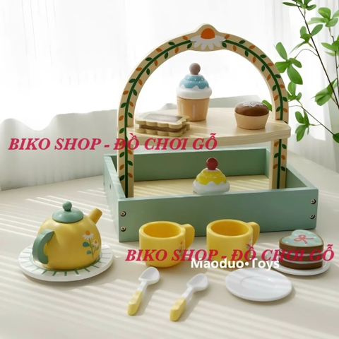 Đồ chơi Quầy kem, tháp bánh, sinh tố, làm bánh xanh Mini Kabi - 𝐁𝐈𝐊𝐎 𝐒𝐇𝐎𝐏