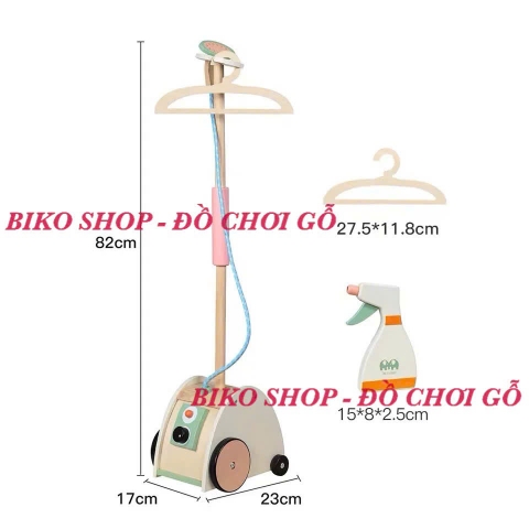 Đồ chơi bàn là, bàn ủi hơi nước Nunukids - 𝐁𝐈𝐊𝐎 𝐒𝐇𝐎𝐏