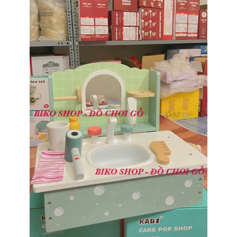 Đồ chơi bồn rửa mặt bằng gỗ Kabi - 𝐁𝐈𝐊𝐎 𝐒𝐇𝐎𝐏