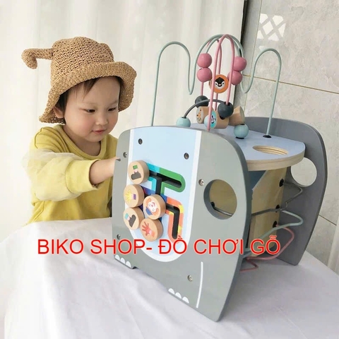 Đồ chơi  hộp đa năng hình Voi 36cm có bóng lăn, thả hình khối-𝐁𝐈𝐊𝐎 𝐒𝐇𝐎𝐏