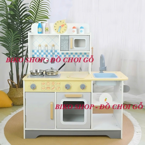 Đồ chơi nhà bếp bằng gỗ 76.6cm - 𝐁𝐈𝐊𝐎 𝐒𝐇𝐎𝐏