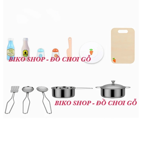 Đồ chơi nhà bếp bằng gỗ 76.6cm - 𝐁𝐈𝐊𝐎 𝐒𝐇𝐎𝐏