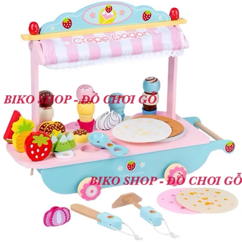 Đồ chơi xe kem đá bào bằng gỗ  - 𝐁𝐈𝐊𝐎 𝐒𝐇𝐎𝐏