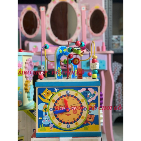 Đồ chơi đa năng luồn hạt 35cm bằng gỗ cho bé-𝐁𝐈𝐊𝐎 𝐒𝐇𝐎𝐏
