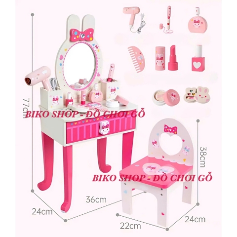 Đồ chơi trang điểm thỏ 77cm - 𝐁𝐈𝐊𝐎 𝐒𝐇𝐎𝐏