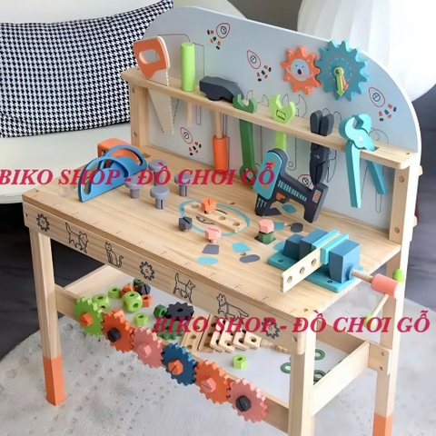 Đồ chơi dụng cụ kỹ thuật 75cm bằng gỗ cho bé 𝐁𝐈𝐊𝐎 𝐒𝐇𝐎𝐏