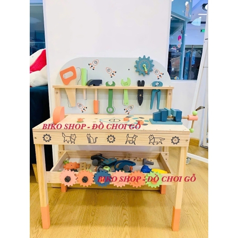 Đồ chơi dụng cụ kỹ thuật 75cm bằng gỗ cho bé 𝐁𝐈𝐊𝐎 𝐒𝐇𝐎𝐏