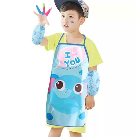 Tạp dề chống thấm họa tiết ngẫu nhiên cho bé-𝐁𝐈𝐊𝐎 𝐒𝐇𝐎𝐏