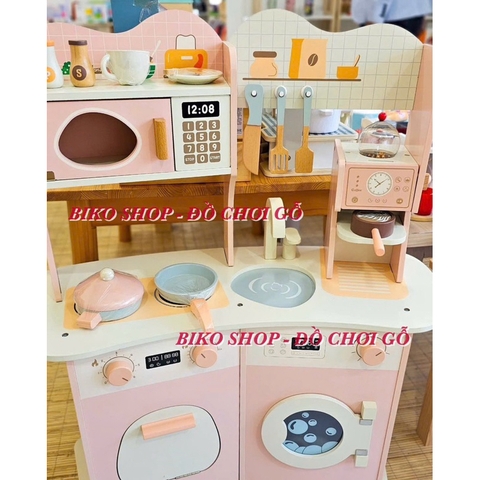Đồ chơi nhà bếp màu hồng có máy cà phê 86cm - 𝐁𝐈𝐊𝐎 𝐒𝐇𝐎𝐏