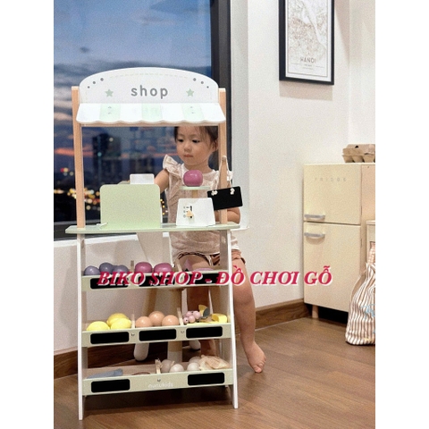 Đồ chơi shop hoa quả  Nunukids 95.5cm bằng gỗ cho bé - 𝐁𝐈𝐊𝐎 𝐒𝐇𝐎𝐏